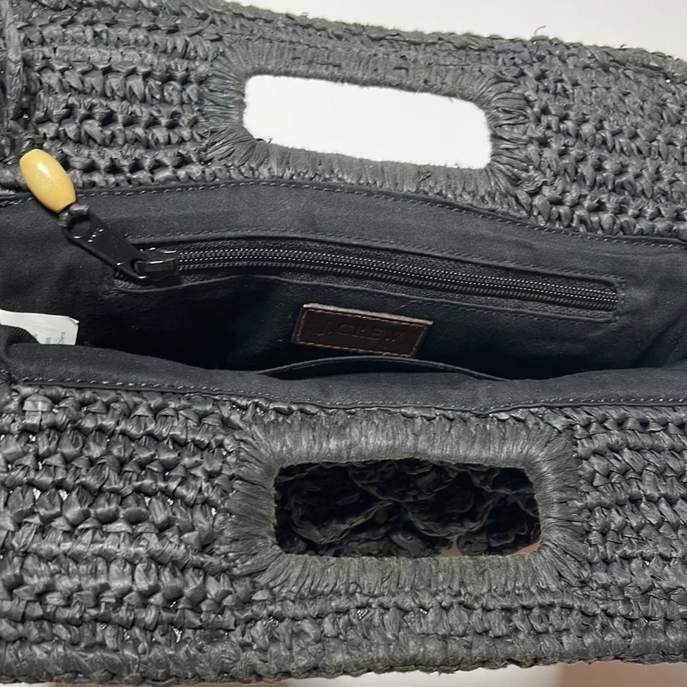 J.Crew Raffia Clutch - Picture 3 of 7